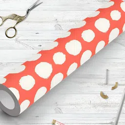 ArtzFolio Orange Printed Peel & Stick Non-PVC Vinyl Self-Adhesive Wallpaper-image-88