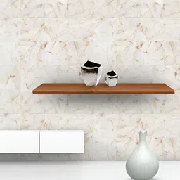 ArtzFolio White and Brown Abstract Non-PVC Self-Adhesive Peel & Stick Wallpaper Sticker-5