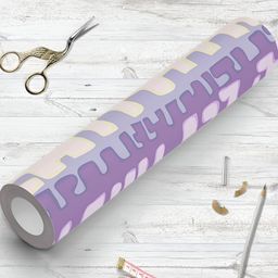 ArtzFolio Grey & Purple Abstract Printed Peel & Stick Wall Decal-0