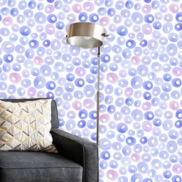 ArtzFolio Blue & White Abstract Printed Self-Adhesive Peel & Stick Wallpaper-15
