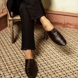 FAUSTO Men Brown Mojaris-picture-54
