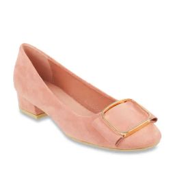 Mochi Women's Pink Casual Pumps-image-5