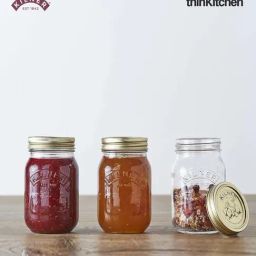 Kilner Transparent Glass Preserve Jars (0.5 L) - Set of 3-12