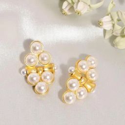 Sohi goldplated drop earrings earrings-41