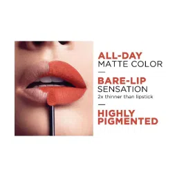 L'Oreal Paris Rouge Signature Matte Liquid Lipstick - 144 I Conquer,7ml image 4