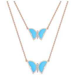 Joyalukkas 18k (750) Purity Rose Gold Ocean Wing Diamond Necklace-image-43