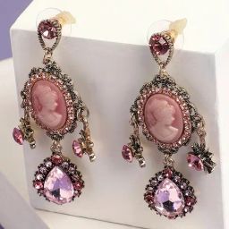 Sohi Gold Plated Designer Stone Party Earrings-82