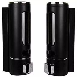 ROSSIL 400 ml Black Plastic Liquid Dispenser, FG1285 (Pack of 2)-image-63