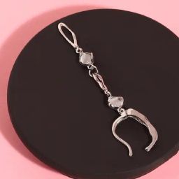 Sohi silverplated ear cuff earrings-18