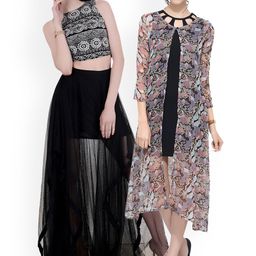SCORPIOUS Women Pack of Shrug & Top-56