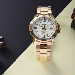 Casio MTP-VD01G-9EVUDF Enticer Analog Watch for Men (45 mm) image 1