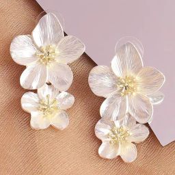 Sohi Gold Plated Designer Party Drop Earrings-10