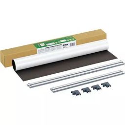 Kokuyo 645x495x17 mm Plain Magnetic Whiteboard with Frame, FB-HK152W-11