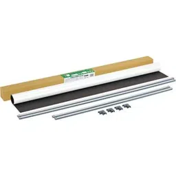 Kokuyo 1245x945x17 mm Plain Magnetic Whiteboard with Frame, FB-HK34W-13