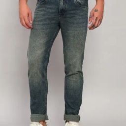 Cantabil Green Regular Fit Jeans-picture-8