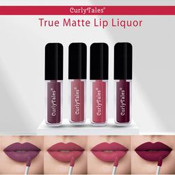 CurlyTales Set of 4 True Matte Lip Color 4 ml - Shade 01, 09, 10, 15-3