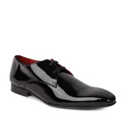 Gabicci Men's Dapper Black Derby Shoes-image-31