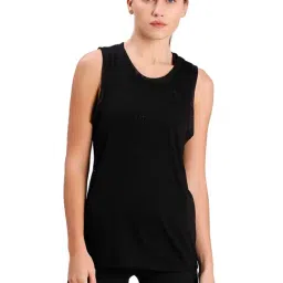 Puma Black Regular Fit Yoga Tank Top-image-20