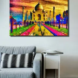 999store Multicolor Taj Mahal For Living Room Painting-19