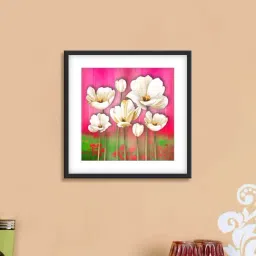 999store Pink & White White Flowers Poster-picture-12