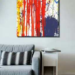 999store Red & Blue Abstract Modern Painting For Office-23
