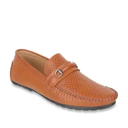 Carlton London Men's Tan Casual Loafers-image-82