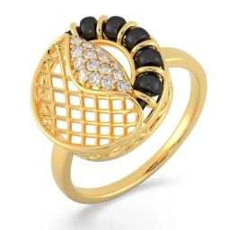 Malabar Gold and Diamonds 22k Gold Ring for Women-picture-7