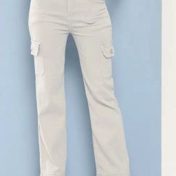 Aarika Girls Grey Solid Jeans-image-57