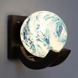 Homesake Blue Wood Nordic Wooden Wall Lamps (Bulb not included)-picture-8