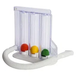 MCP 3 Ball Spirometer for Deep Breathing Exercise (Multicolor)-image-2