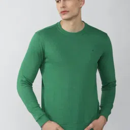 Van Heusen Green Round Neck Sweatshirt-picture-28