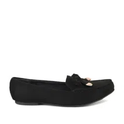 Design Crew Women's Black Casual Loafers-image-32