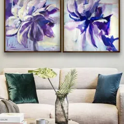 The Art House Abstract Multicolor Canvas Painting-image-94