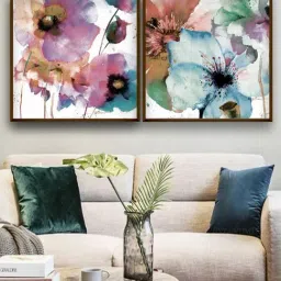 The Art House Abstract Multicolor Canvas Painting-picture-24