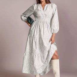 DressBerry Women Printed Below-Knee Dress-image-70
