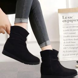 Elle Women's Black Casual Booties-image-27
