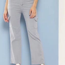 Aarika Girls Grey Solid Jeans-image-62