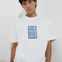 Nuon by Westside White Printed Relaxed-Fit Cotton T-Shirt-23