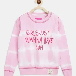 Tales & Stories Kids Pink Printed Full Sleeves Sweatshirt-picture-32