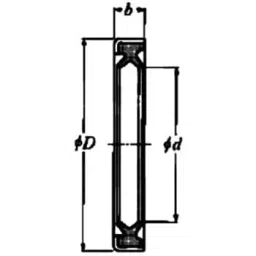 NTN Seal G Type, Inner Dia 38 mm, Outer Dia 48 mm, Width 4 mm, GD38X48X4, (Made in Japan)-image-66