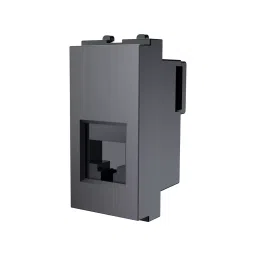 Cona ESTELLA RJ11 Connector Panel Mount Black, 19111-16