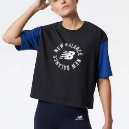 New Balance Black Cotton Printed Sports T-Shirt-picture-48