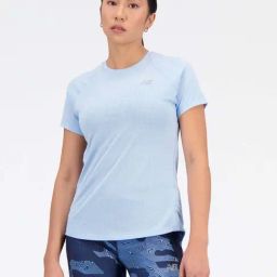 New Balance Blue Printed Sports T-Shirt-image-12