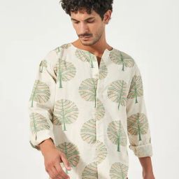 Styli Multi Cotton Regular fit Print Shirt-picture-11