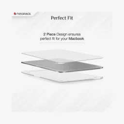 Neopack iShield Hard Shell Case for MacBook Pro 15 Inch (Crystal Clear) image 2