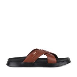 Red Chief Men's Tan Cross Strap Sandals-image-60