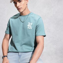 WROGN Pure Cotton Oversized T-shirt-image-43