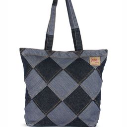 Pose india Checked Shopper Tote Bag with-36