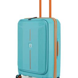 Nasher Miles Turquoise 8 Wheels Alexandria Hard-Sided Polypropylene Trolley Bag-32