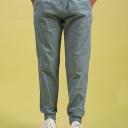 V-Mart Men Solid Mid-Rise Regular Fit Trousers-image-53
